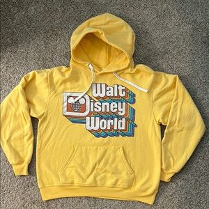 Disney Yellow Hoodie with Logo